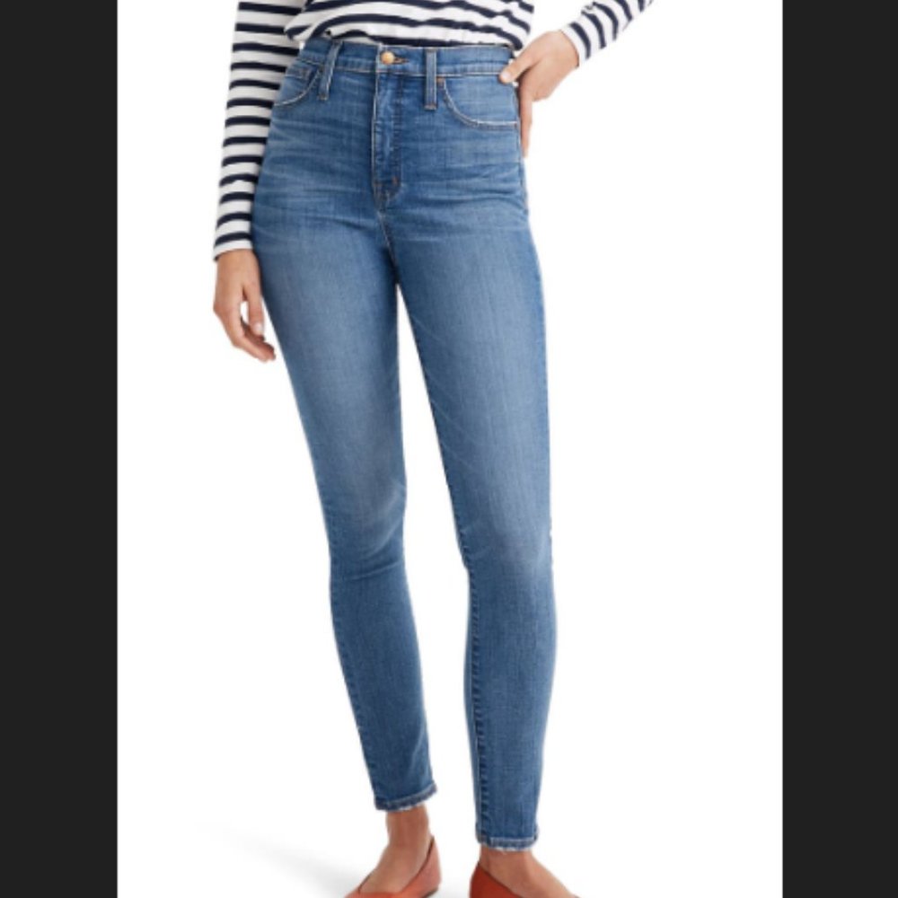 Madewell size 28 11-inch high-rise skinny jeans